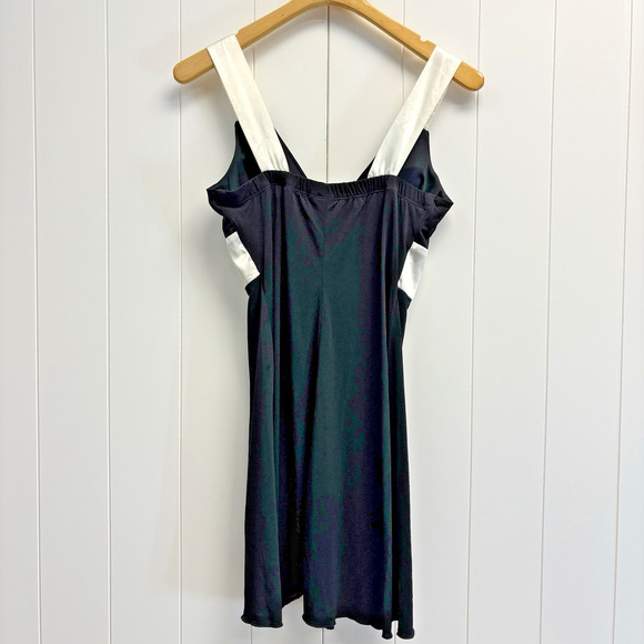 En Focus Studio Baby Doll‎ Mini Dress Women 6P Black Cream Y2K Cocktail Summer - Picture 6 of 7